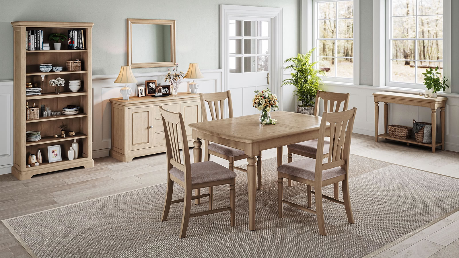Signature Collection Leamington Oak Dining and Living Range Lifestyle